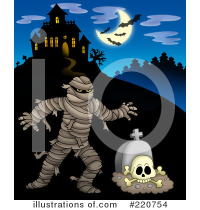 Royalty-Free (RF) Halloween Clipart Illustration by visekart - Stock Sample #220754