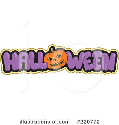 Royalty-Free (RF) Halloween Clipart Illustration by visekart - Stock Sample #220772