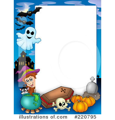 Royalty-Free (RF) Halloween Clipart Illustration by visekart - Stock Sample #220795