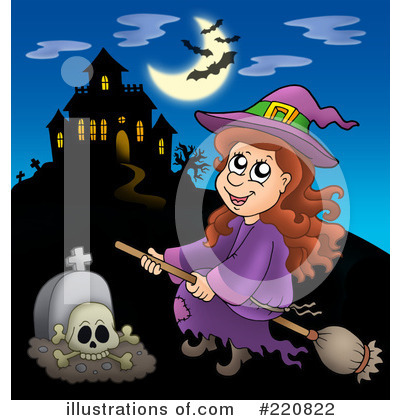 Royalty-Free (RF) Halloween Clipart Illustration by visekart - Stock Sample #220822