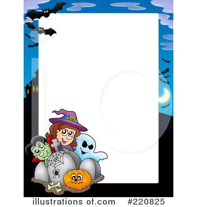 Royalty-Free (RF) Halloween Clipart Illustration by visekart - Stock Sample #220825