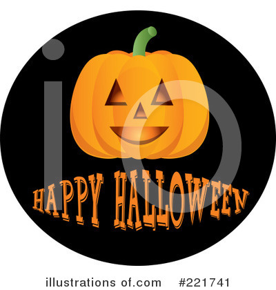 Royalty-Free (RF) Halloween Clipart Illustration by Pams Clipart - Stock Sample #221741