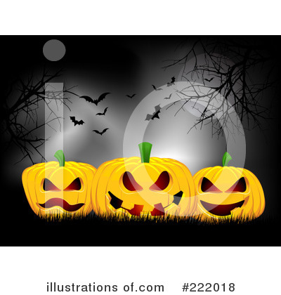 Royalty-Free (RF) Halloween Clipart Illustration by KJ Pargeter - Stock Sample #222018