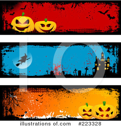 Royalty-Free (RF) Halloween Clipart Illustration by KJ Pargeter - Stock Sample #223328