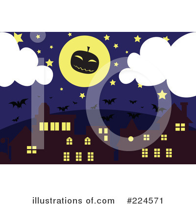 Royalty-Free (RF) Halloween Clipart Illustration by mayawizard101 - Stock Sample #224571