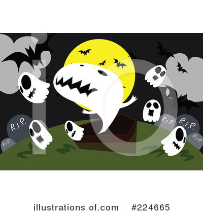Royalty-Free (RF) Halloween Clipart Illustration by mayawizard101 - Stock Sample #224665