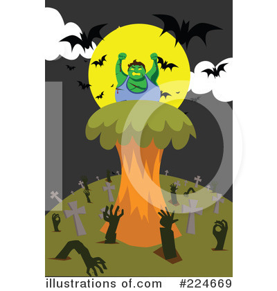 Royalty-Free (RF) Halloween Clipart Illustration by mayawizard101 - Stock Sample #224669