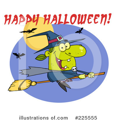 Royalty-Free (RF) Halloween Clipart Illustration by Hit Toon - Stock Sample #225555