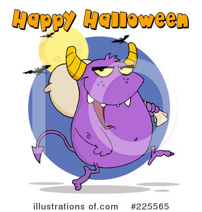 Royalty-Free (RF) Halloween Clipart Illustration by Hit Toon - Stock Sample #225565