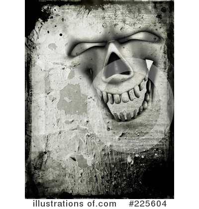 Skull Clipart #225604 by KJ Pargeter