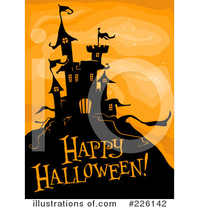 Halloween Castle Clipart #226142 by BNP Design Studio