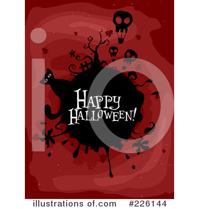 Royalty-Free (RF) Halloween Clipart Illustration by BNP Design Studio - Stock Sample #226144