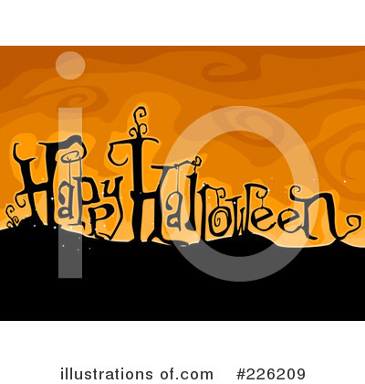 Royalty-Free (RF) Halloween Clipart Illustration by BNP Design Studio - Stock Sample #226209