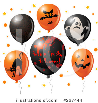 Royalty-Free (RF) Halloween Clipart Illustration by Pushkin - Stock Sample #227444