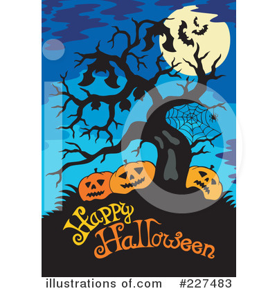 Royalty-Free (RF) Halloween Clipart Illustration by visekart - Stock Sample #227483