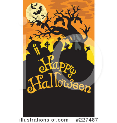 Royalty-Free (RF) Halloween Clipart Illustration by visekart - Stock Sample #227487