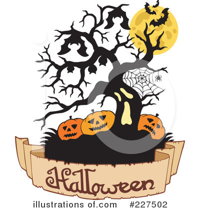 Royalty-Free (RF) Halloween Clipart Illustration by visekart - Stock Sample #227502