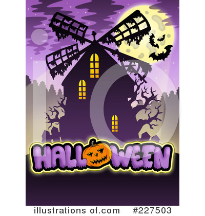 Royalty-Free (RF) Halloween Clipart Illustration by visekart - Stock Sample #227503