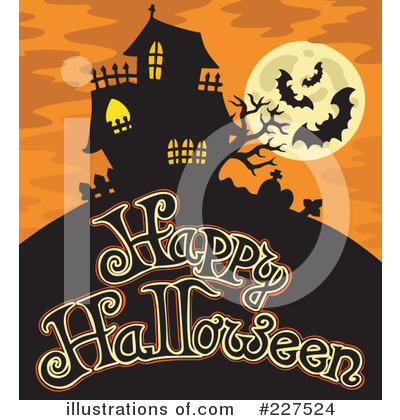 Royalty-Free (RF) Halloween Clipart Illustration by visekart - Stock Sample #227524
