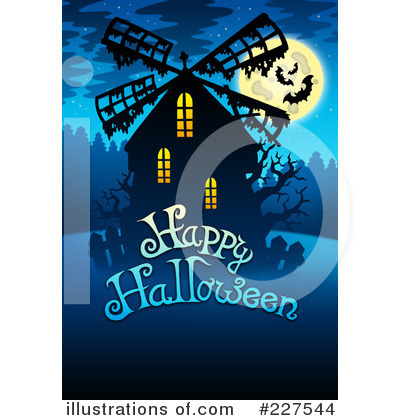 Royalty-Free (RF) Halloween Clipart Illustration by visekart - Stock Sample #227544