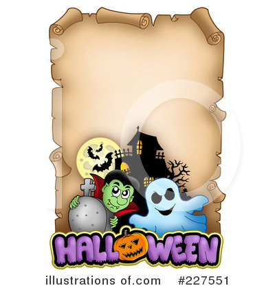 Royalty-Free (RF) Halloween Clipart Illustration by visekart - Stock Sample #227551