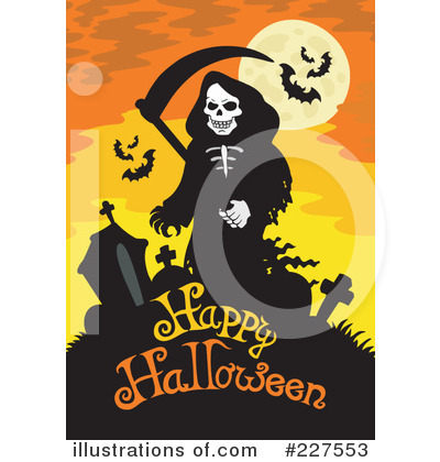 Royalty-Free (RF) Halloween Clipart Illustration by visekart - Stock Sample #227553