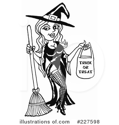 Witch Costume Clipart #227598 by LaffToon
