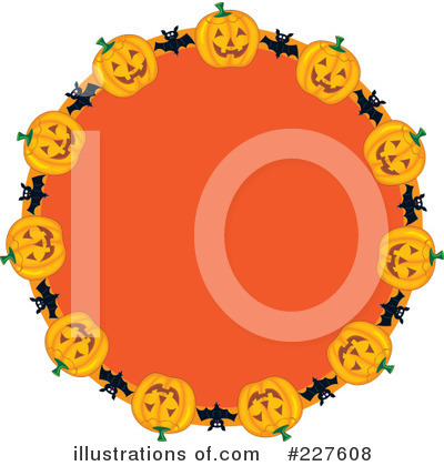 Royalty-Free (RF) Halloween Clipart Illustration by Maria Bell - Stock Sample #227608