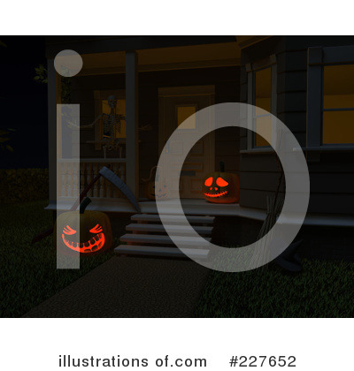 Royalty-Free (RF) Halloween Clipart Illustration by KJ Pargeter - Stock Sample #227652
