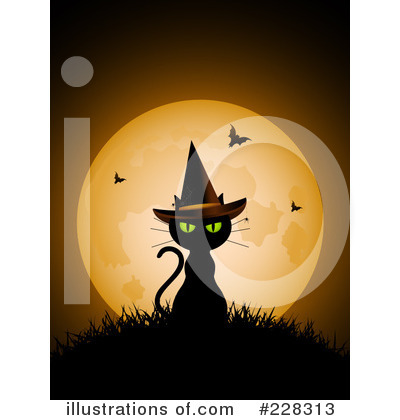 Royalty-Free (RF) Halloween Clipart Illustration by elaineitalia - Stock Sample #228313