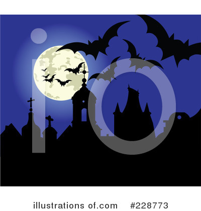 Royalty-Free (RF) Halloween Clipart Illustration by Pushkin - Stock Sample #228773