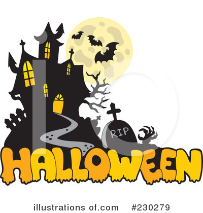 Royalty-Free (RF) Halloween Clipart Illustration by visekart - Stock Sample #230279