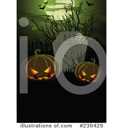 Royalty-Free (RF) Halloween Clipart Illustration by Pushkin - Stock Sample #230429