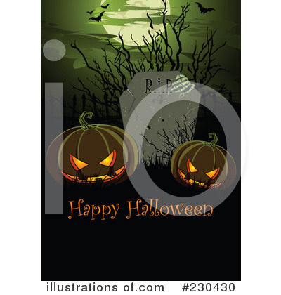 Royalty-Free (RF) Halloween Clipart Illustration by Pushkin - Stock Sample #230430