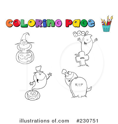 Royalty-Free (RF) Halloween Clipart Illustration by Hit Toon - Stock Sample #230751