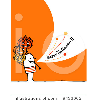 Royalty-Free (RF) Halloween Clipart Illustration by NL shop - Stock Sample #432065