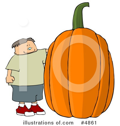Halloween Pumpkin Clipart #4861 by djart