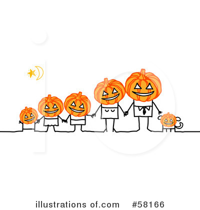 Royalty-Free (RF) Halloween Clipart Illustration by NL shop - Stock Sample #58166