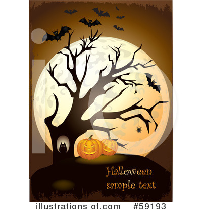 Royalty-Free (RF) Halloween Clipart Illustration by Eugene - Stock Sample #59193