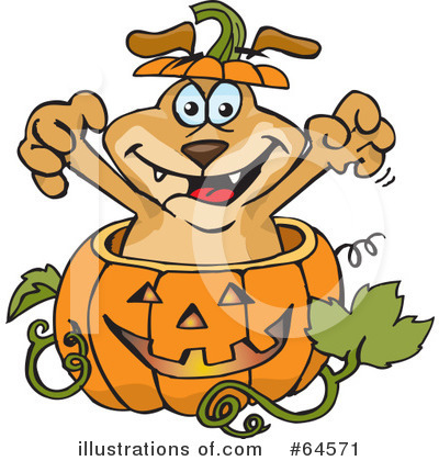 Royalty-Free (RF) Halloween Clipart Illustration by Dennis Holmes Designs - Stock Sample #64571