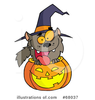Royalty-Free (RF) Halloween Clipart Illustration by Hit Toon - Stock Sample #68037