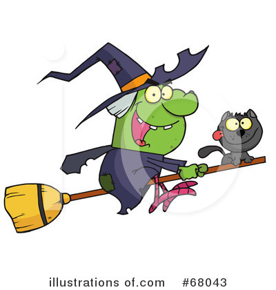 Royalty-Free (RF) Halloween Clipart Illustration by Hit Toon - Stock Sample #68043