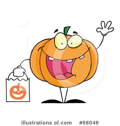 Royalty-Free (RF) Halloween Clipart Illustration by Hit Toon - Stock Sample #68046
