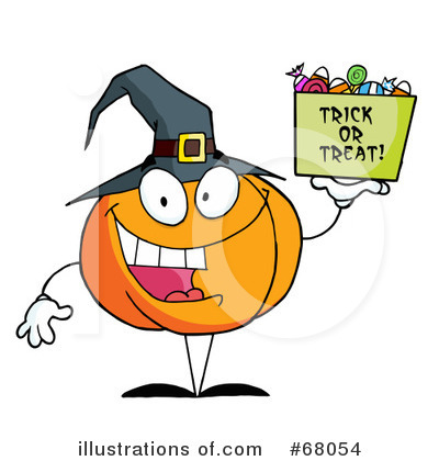 Royalty-Free (RF) Halloween Clipart Illustration by Hit Toon - Stock Sample #68054