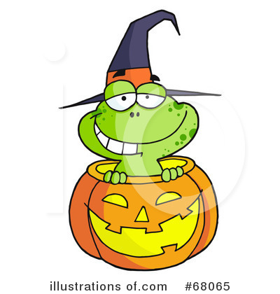Royalty-Free (RF) Halloween Clipart Illustration by Hit Toon - Stock Sample #68065