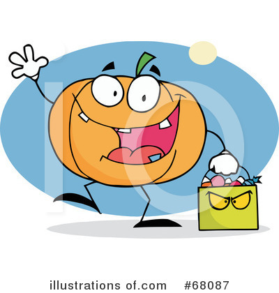 Halloween Pumpkin Clipart #68087 by Hit Toon