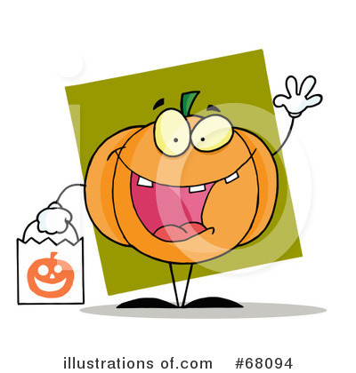 Royalty-Free (RF) Halloween Clipart Illustration by Hit Toon - Stock Sample #68094