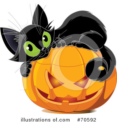 Royalty-Free (RF) Halloween Clipart Illustration by Pushkin - Stock Sample #70592