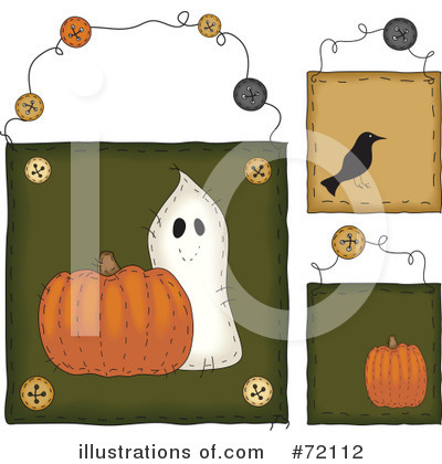 Royalty-Free (RF) Halloween Clipart Illustration by inkgraphics - Stock Sample #72112