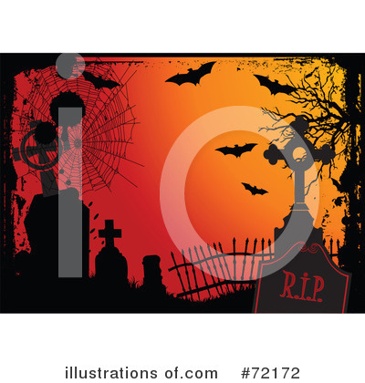 Royalty-Free (RF) Halloween Clipart Illustration by Pushkin - Stock Sample #72172